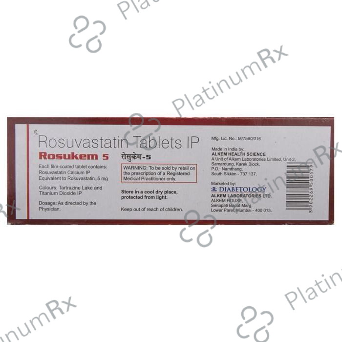 Rosukem 5mg Tablet 15s
