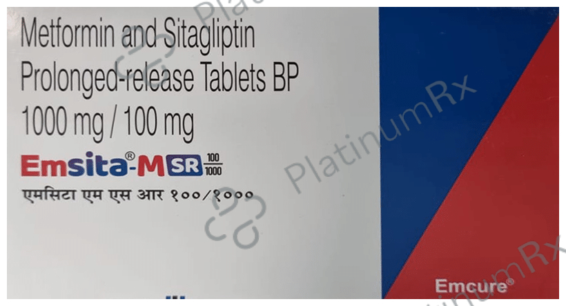 Emsita M SR 100/1000mg Tablet 10s