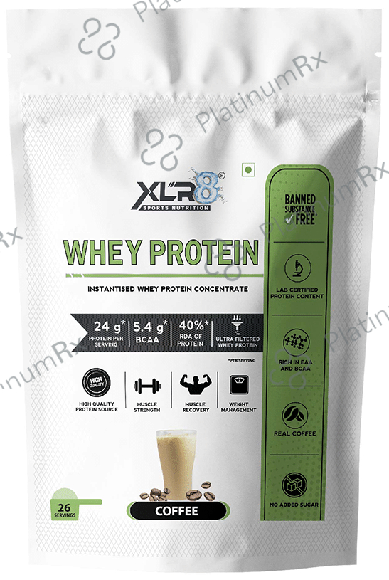 XLR8 Sports Nutrition Whey Protein Instantised Whey Protein Concentrate Coffee