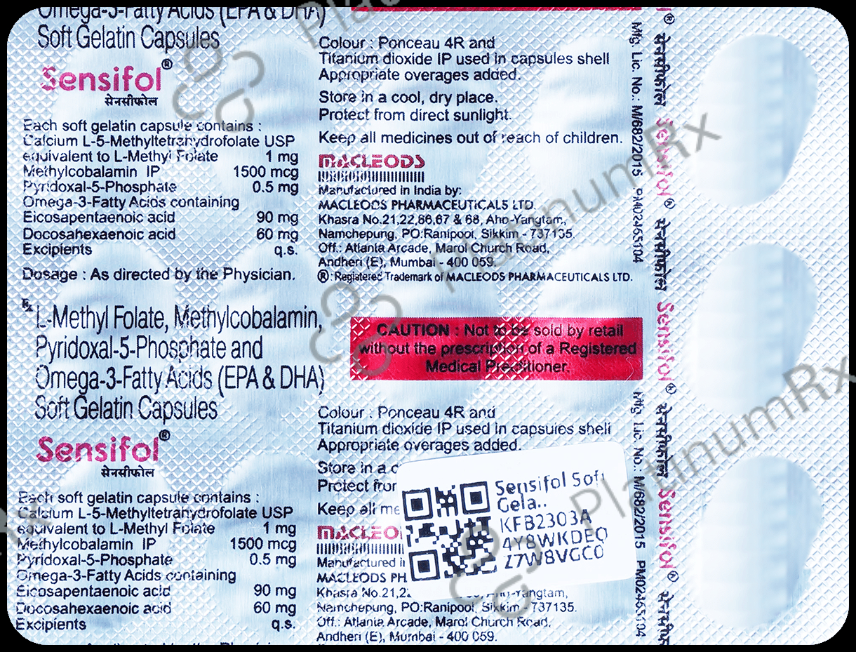Sensifol Soft Gelatin Capsule 15s
