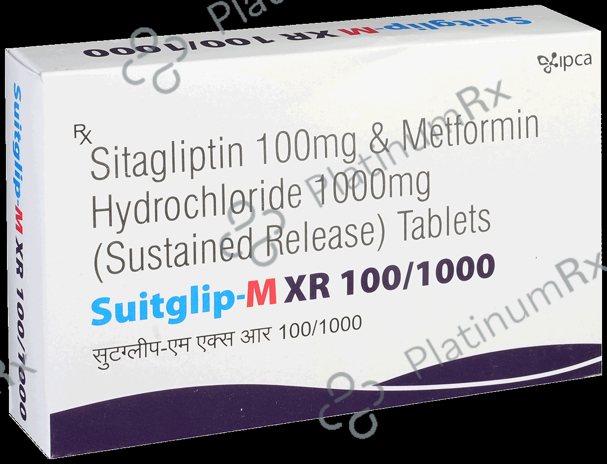 Suitglip-M XR 100/1000 Tablet