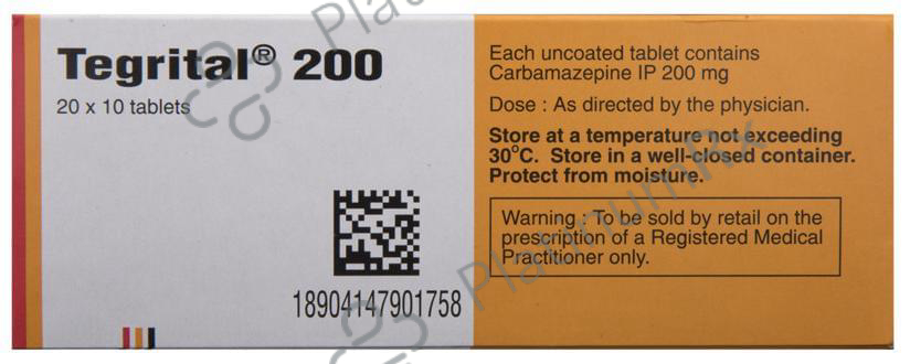Tegrital 200mg Tablet 10s