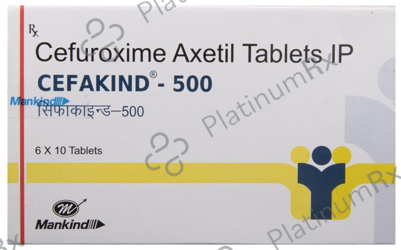 Cefakind 500mg Tablet 10s