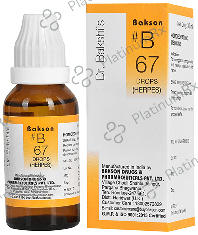 Bakson B67 Herpes Drop