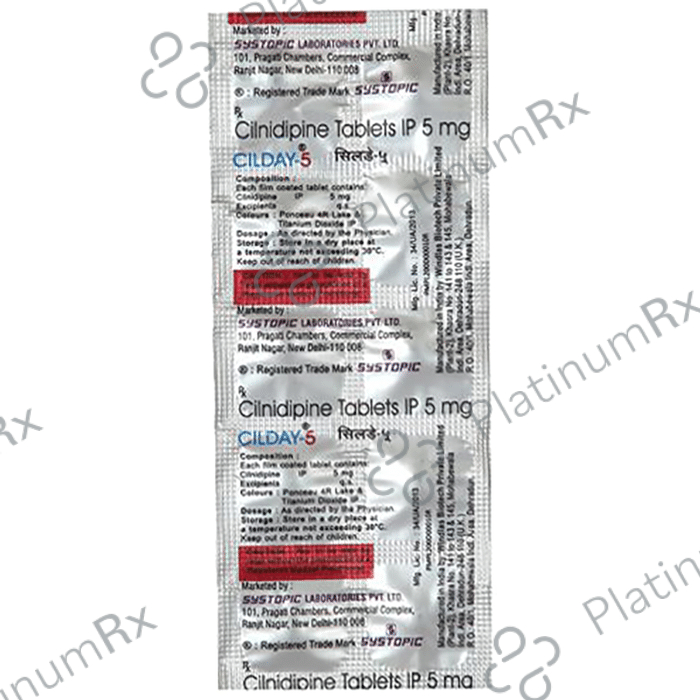 Cilday 5mg Tablet 10s