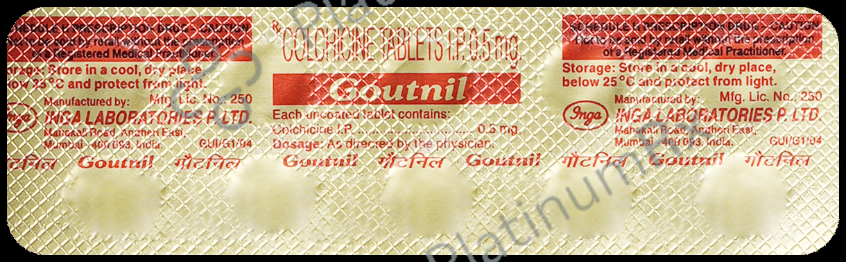 Goutnil 0.5mg Tablet 10s