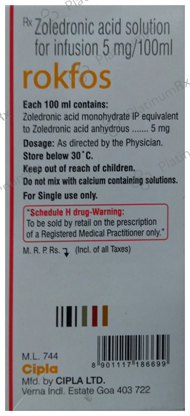 Rokfos Solution for Infusion