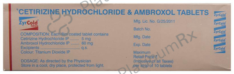 ZyrCold Tablet 10 tablets