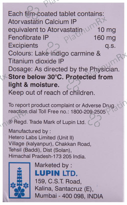 Tonact TG 10/160mg Tablet 15s