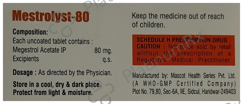 Mestrolyst 80 Tablet