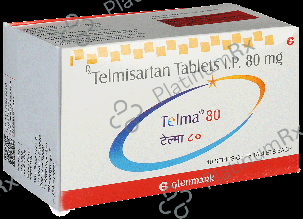 Telma 80mg Tablet 15s