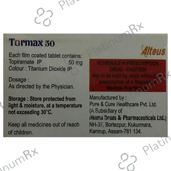 Tormax 50 Tablet