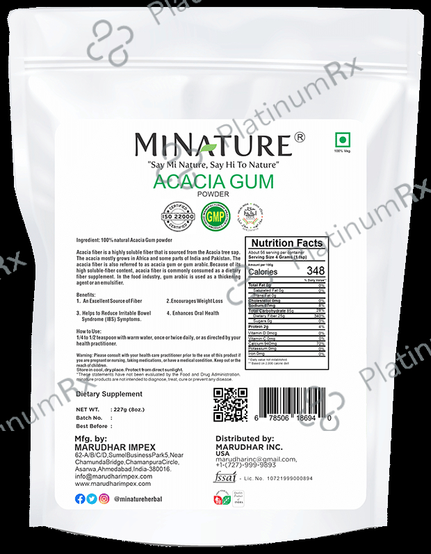 Minature Acacia Gum Powder