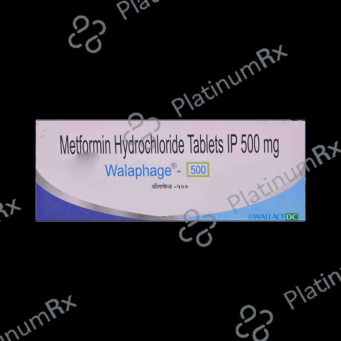 Walaphage 500mg Tablet 15s