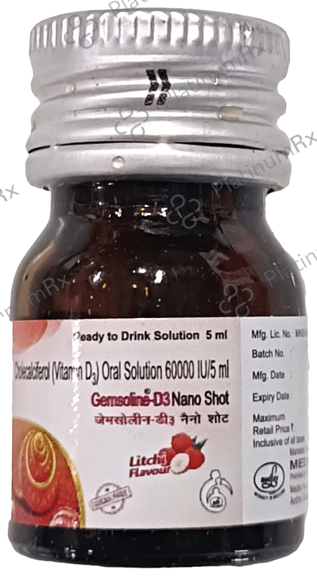 Gemsoline-D3 Nano Shot Litchi Sugar Free