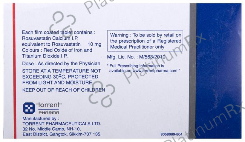 Rozucor 10mg Tablet 15s
