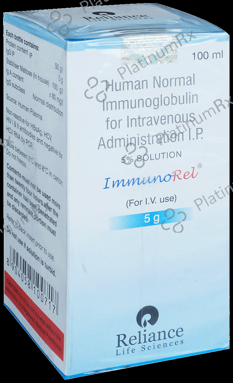 Immunorel 5gm Solution for Infusion 100 Solution for Infusion