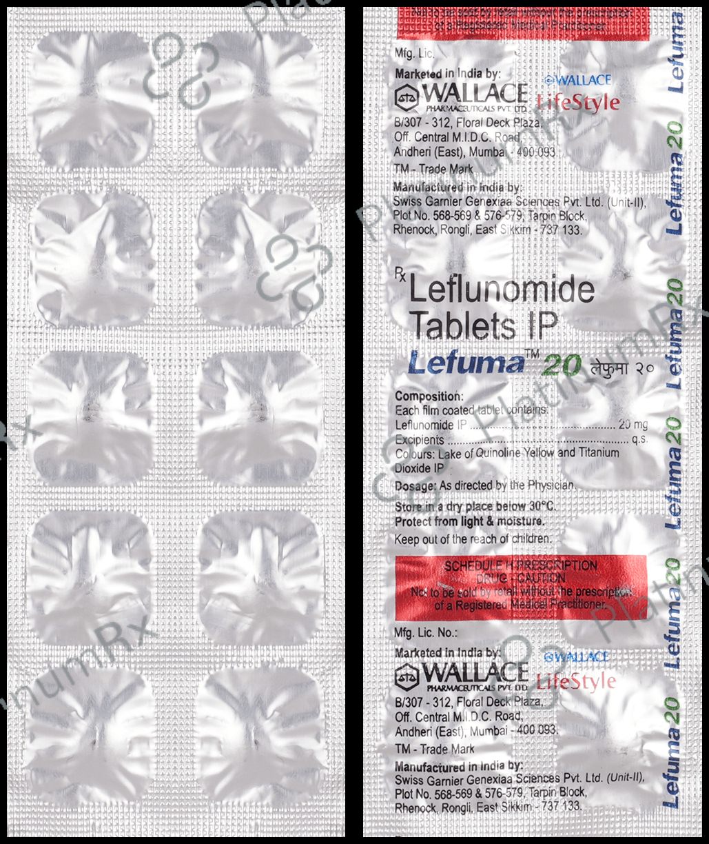 Lefuma 20mg Tablet