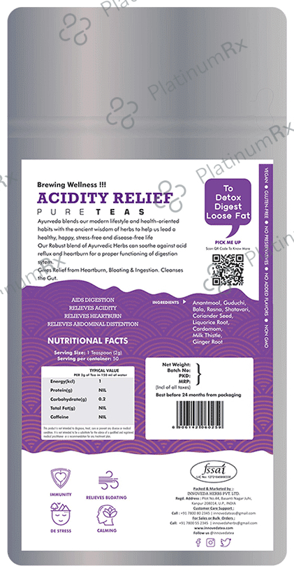 Innoveda Wellness Acidity Relief Pure Tea