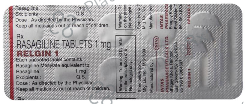 Relgin 1mg Tablet 10s