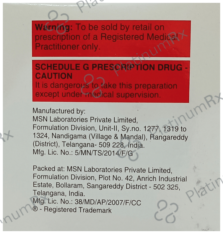 Dapavel M 10/500mg Tablet ER 10s