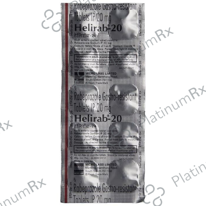 Helirab 20mg Tablet 10s