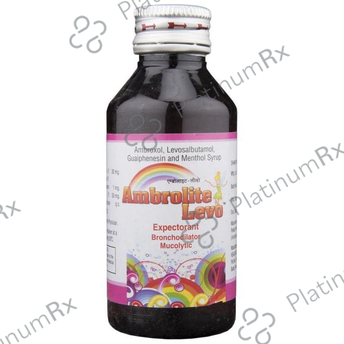 Ambrolite Levo 15/50/1mg Syrup 100ml