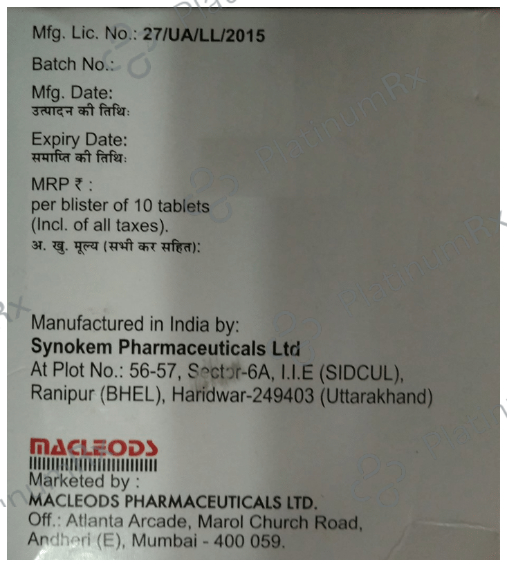 Macphylline SR 200mg Tablet 10s