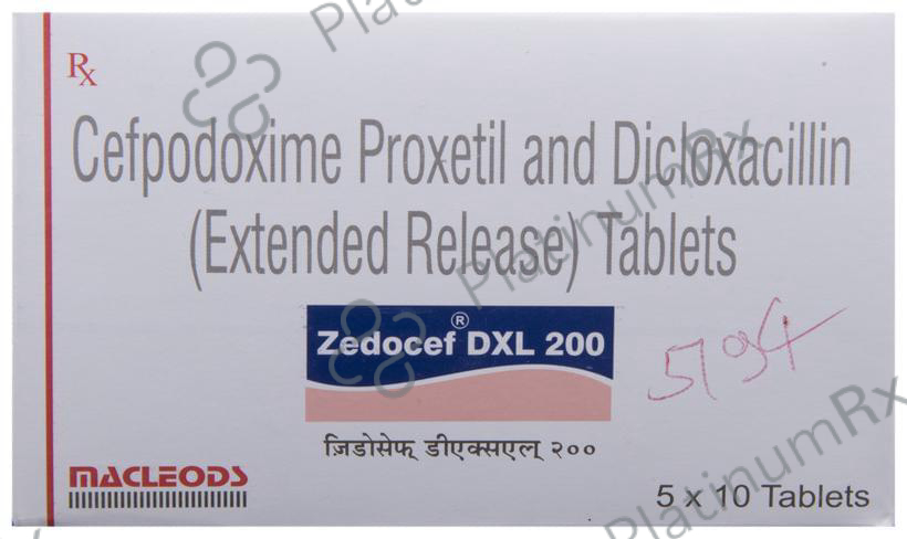 Zedocef DXL 200 Tablet XL 10s
