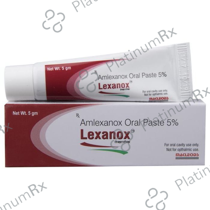 Lexanox 50mg Oral Paste 5gm