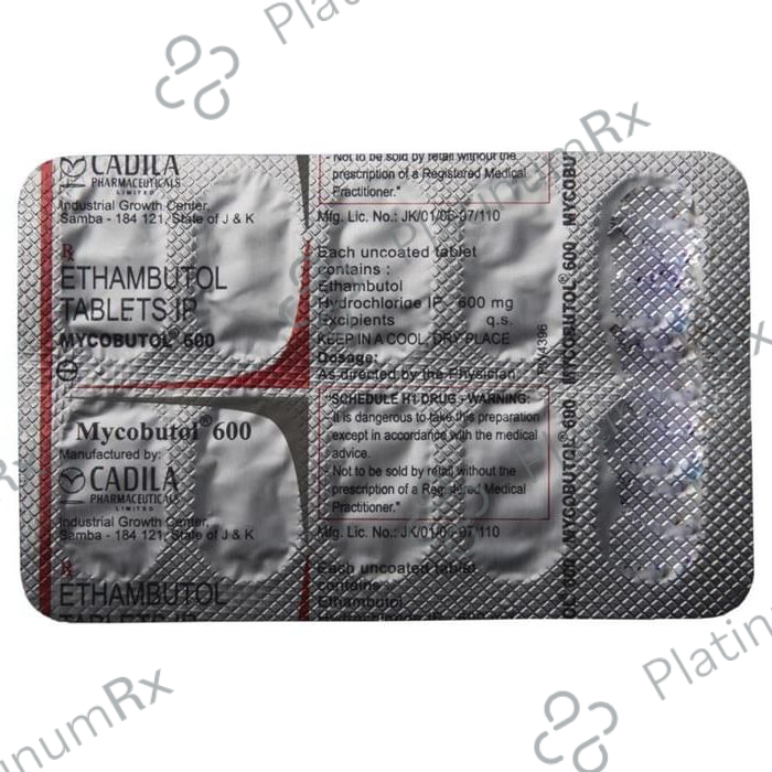 Mycobutol 600 Tablet