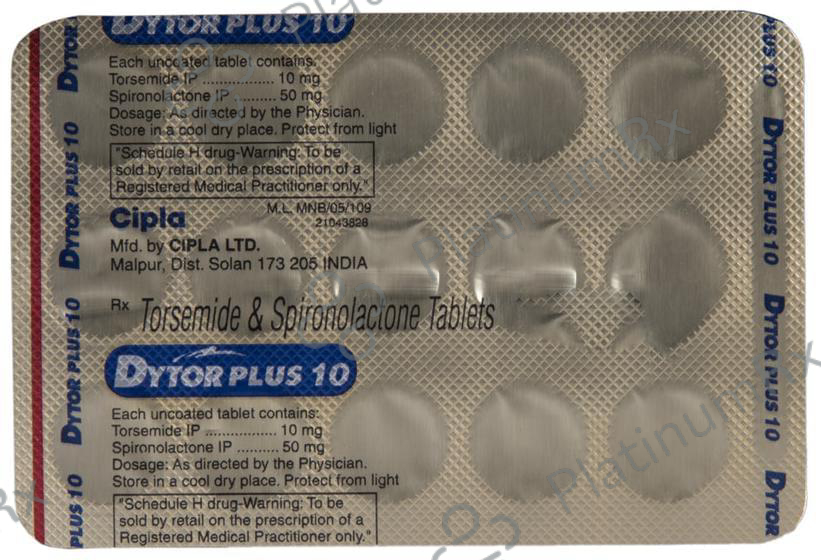 Dytor Plus 10/50mg Tablet 15s