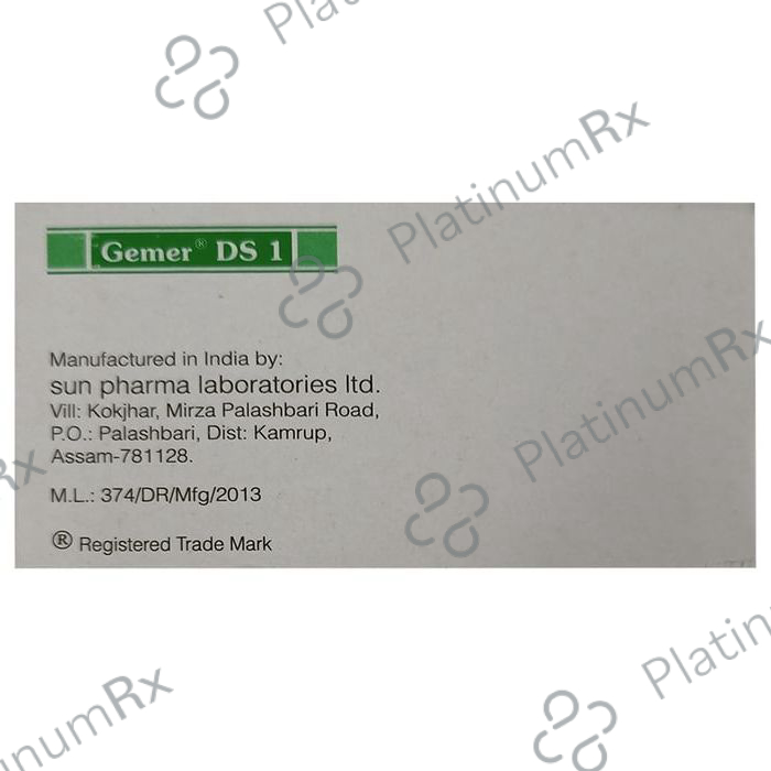 Gemer DS 1 Tablet PR 10 tablets