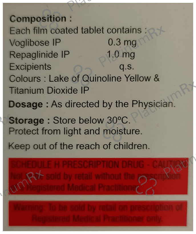 Volix R 0.3/1mg Tablet 10s