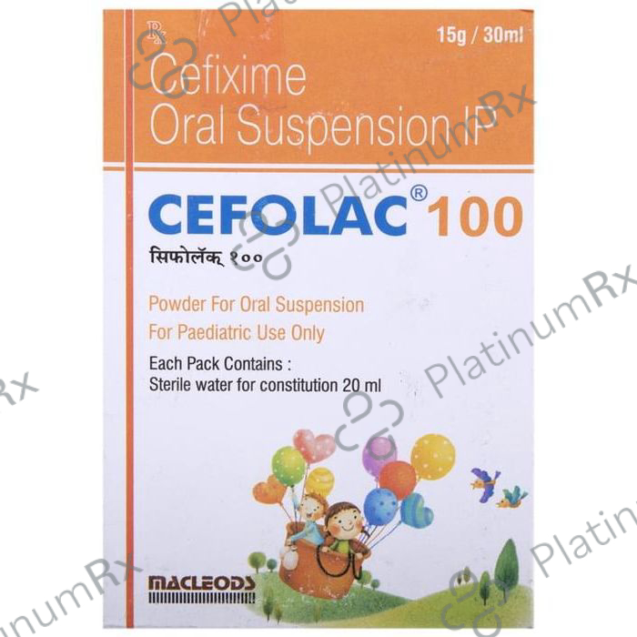 Cefolac 100mg Oral Suspension 30ml