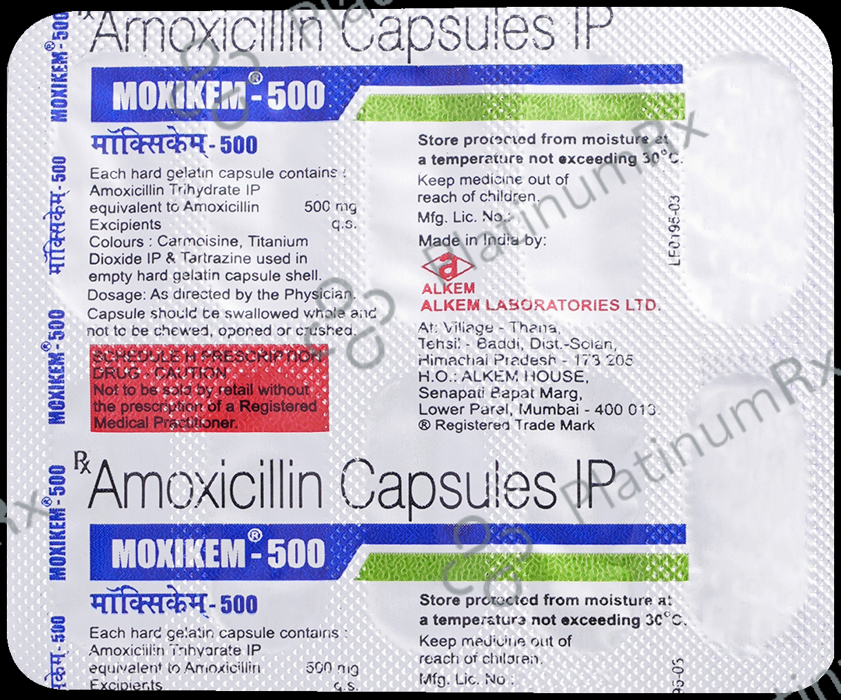 Moxikem 500mg Capsule