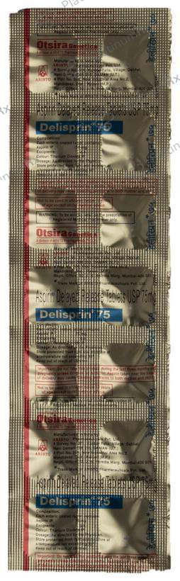 Delisprin 75mg Tablet 14s