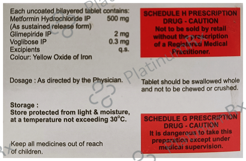 Acmeglim-MV 2/0.3 Tablet SR