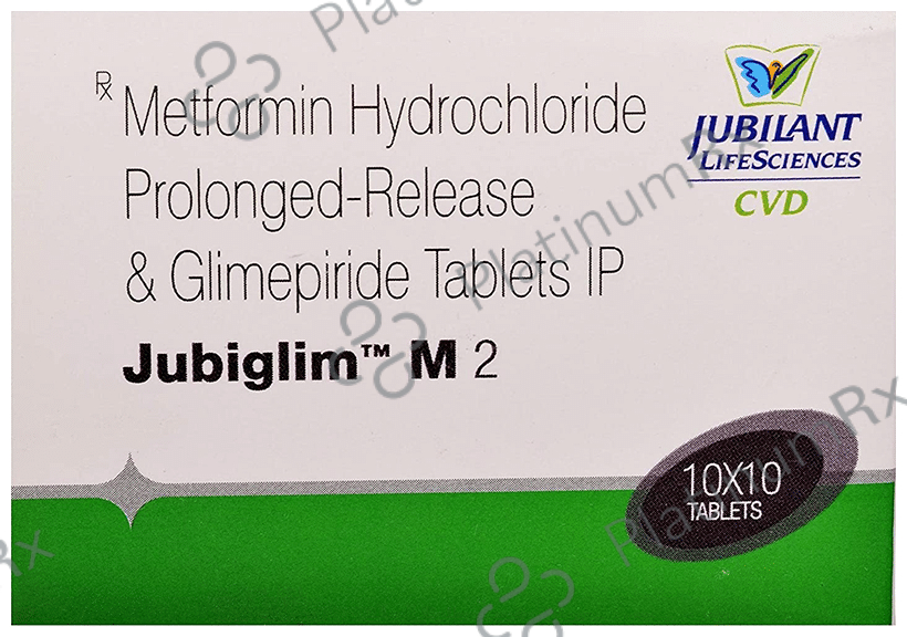 Jubiglim M 2 Tablet PR 10 Tablet PR