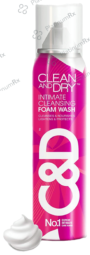 Clean and Dry Intimate Cleansing Foam Wash