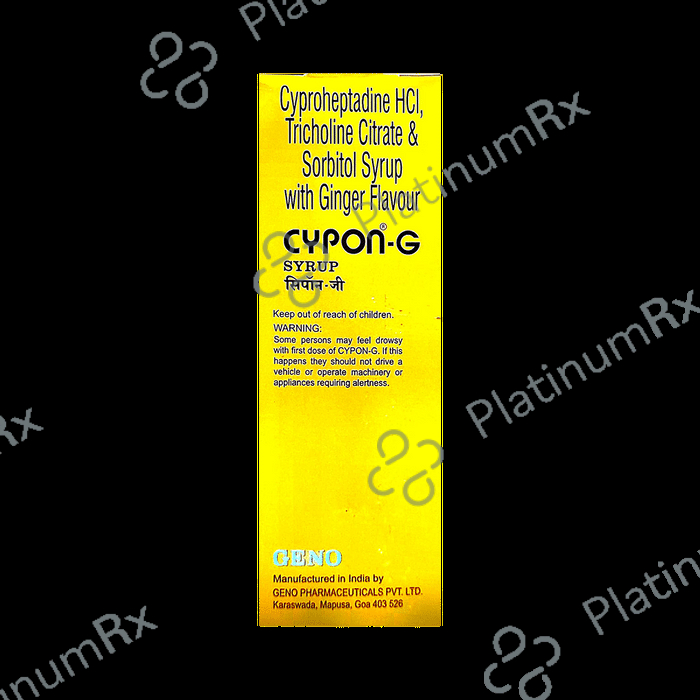 Cypon G Syrup Ginger