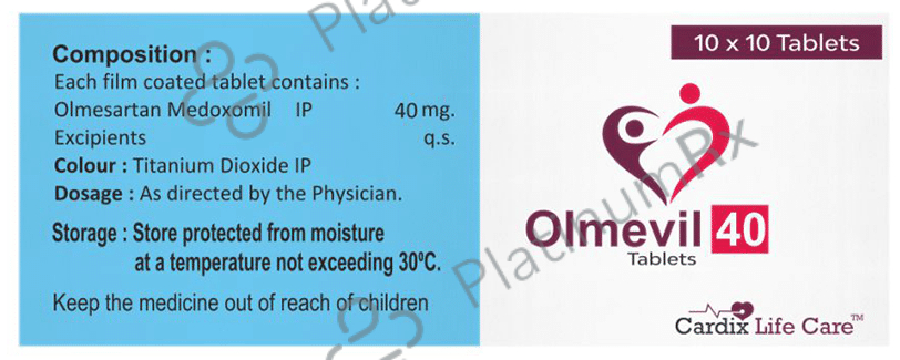 Olmevil 40mg Tablet