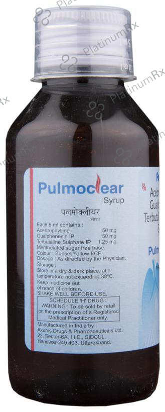 Pulmoclear Syrup 1.255/505/505