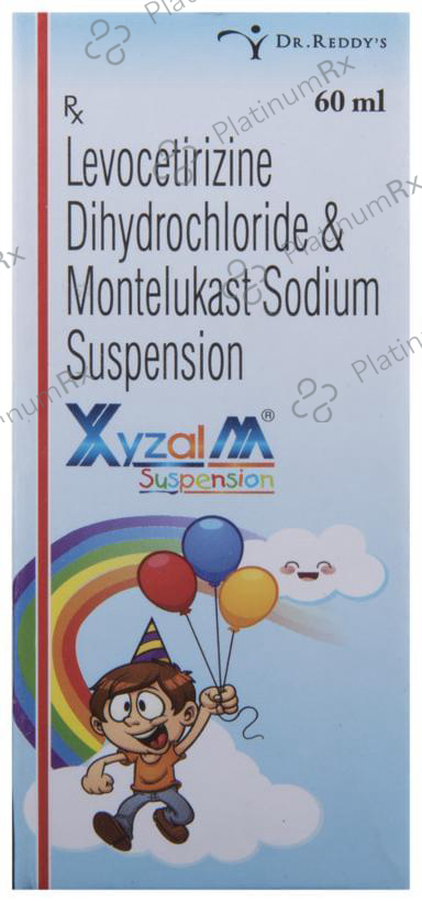 Xyzal M 2.5/4mg Suspension 60ml