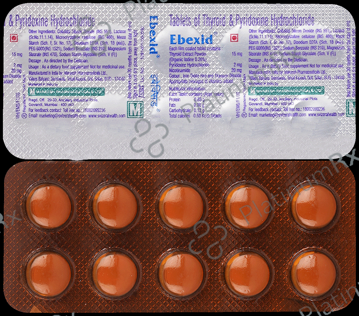 Ebexid 20mg/15mg/2mg Tablet 10s