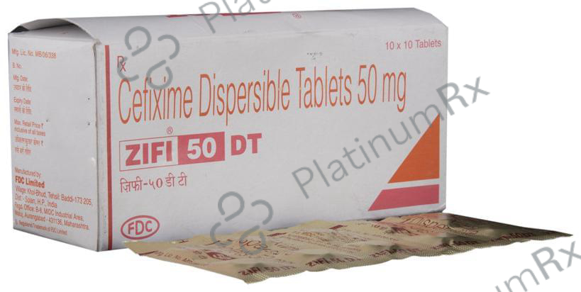 Zifi 50mg DT Tablet 10s
