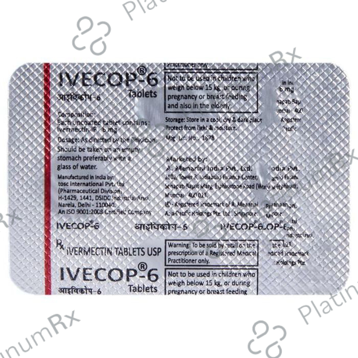 Ivecop 6mg Tablet 1s