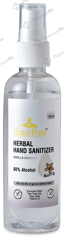 Sani-Fast Herbal Hand Sanitizer Vanilla 100 ml