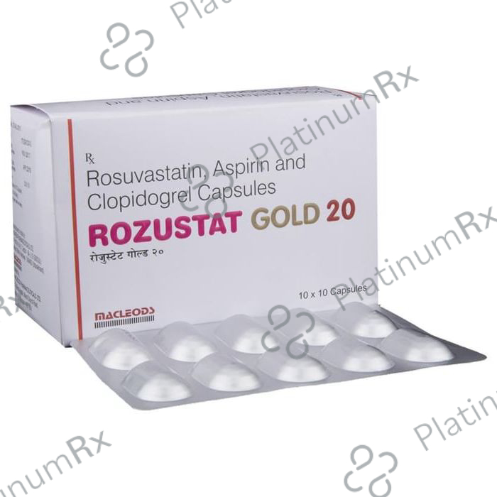 Rozustat Gold 20/75/75mg Capsule 10s