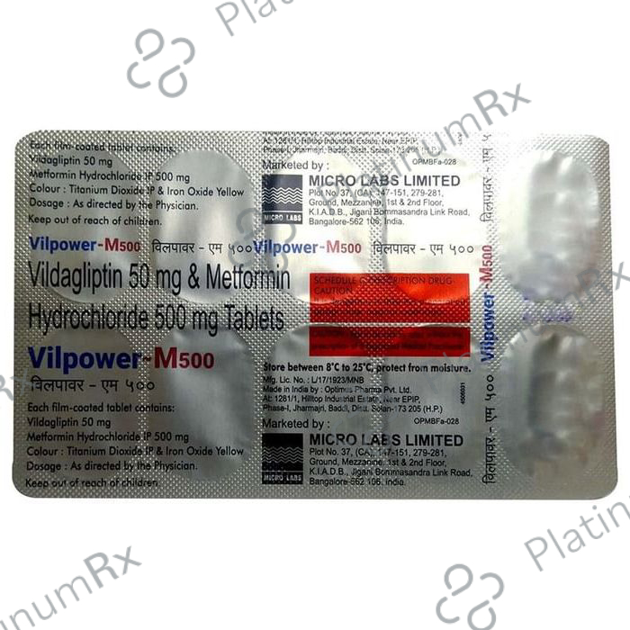Vilpower-M 500 Tablet 10 Tablet